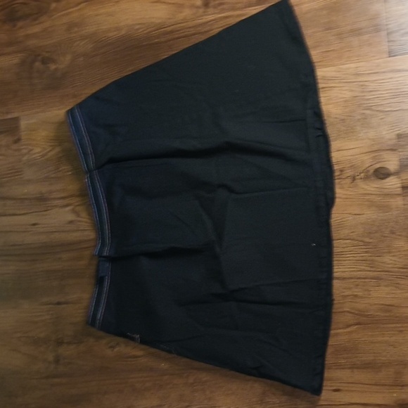 Beth Bowley Black w/ Pink Contrast Stitch Vintage Skirt LLL - Picture 1 of 7